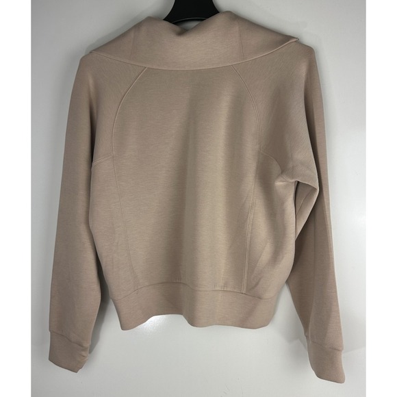 NWT SPANX AirEssentials Half Zip Sweatshirt Women's Large Coastal Pullover Lunar - Picture 6 of 10